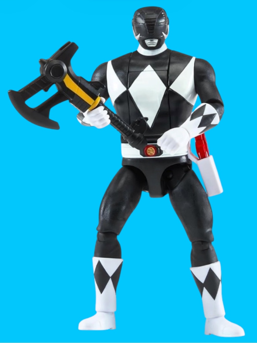 NIB Playmates’ Mighty Morphin Power Rangers Black Ranger RE-IGNITION Action Fig